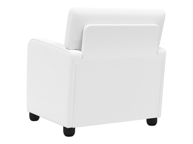  Vidaxl fauteuil blanc tissu  - Conforama E
