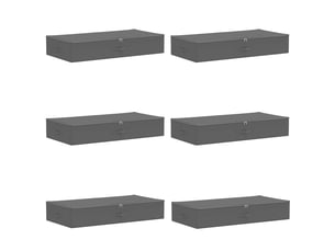 Boîte de rangement 6 pcs tissu intissé 90x48x15 cm 64,8 l shl35513