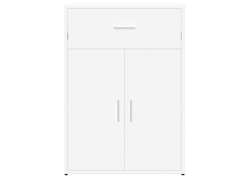  Buffet - bahut - meuble de rangement blanc 60x30x84 cm bois d'ingénierie  - Conforama E