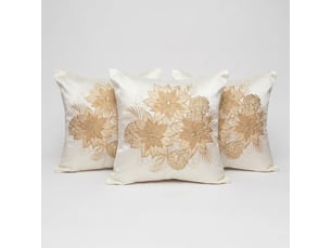 Coussin décoratif déhoussable carré 45x45 cm johnson