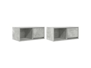 Meuble tv coloris gris    