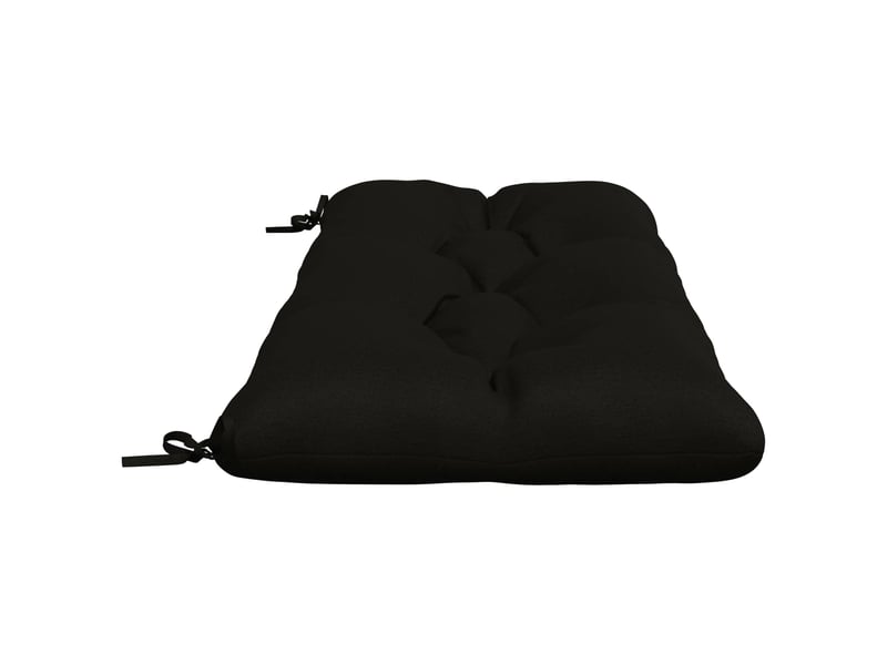 Lot de 2 coussins de banc, coussins d'assise vianen 100 % polyester noir cf57660 - Conforama D