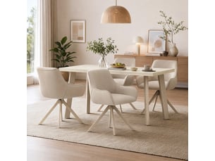 Ensemble table rectangulaire 4 chaise(s) <strong>GOEURVANT</strong> <strong></strong>