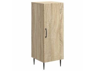 Buffet - bahut - meuble de rangement chêne sonoma 33 x 34,5 x 89,5 cm bois d'ingénierie