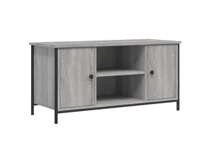 Meuble tv coloris gris 100 cm <strong></strong>  <strong></strong>