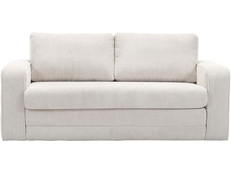  Bobochic canapé droit convertible déplimousse come velours côtelé beige COME - Conforama A