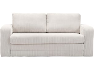 Canapé droit convertible BOBOCHIC COME 2 places Velours beige