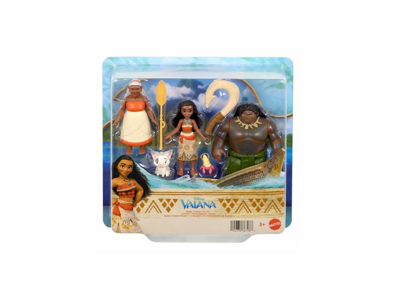  Mini poupées articulées vaiana 3 avec maui gramma tala pua accessoires AADFA01631 - Conforama B