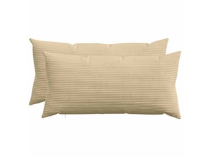 Lot de 2 housses de coussin heerlen vert gris 40 x 70 cm cf49263
