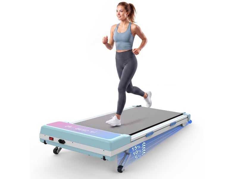 Tapis de marche à inclinaison automatique 15 % bluetooth homvra - Conforama B