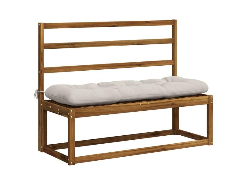  Lot de 2 coussins de banc, coussins d'assise vianen 100 % polyester blanc cf57633  - Conforama C