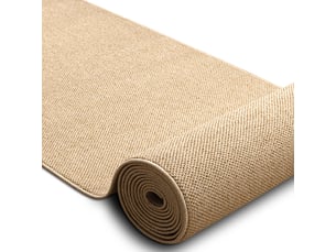 Tapis de couloir casablanca loom beige, bouclé, doux intérieur et extérieur 120 cm 120x300 cm