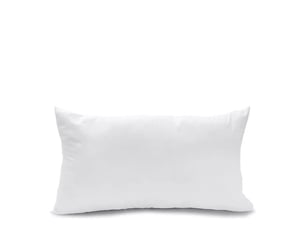 Coussin garni, carré de 30 x 55 cm.