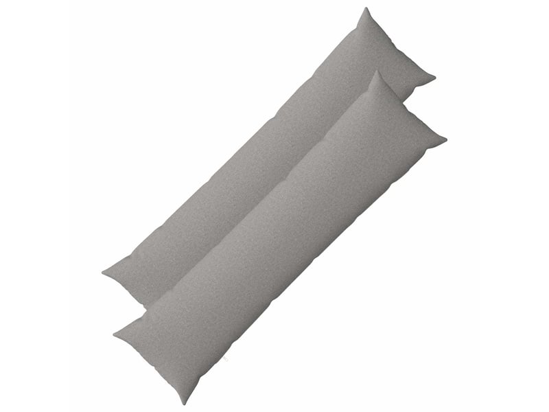  Lot de 2 coussins avec oreiller, coussins décoratifs heerlen gris nuage tissu cf50241  - Conforama B