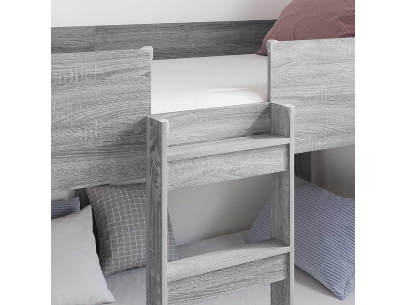  Lit superposé pour enfants - lit jeune gris sonoma 80 x 200 cm  - Conforama C