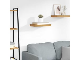 Étagère flottante, étagère suspendue montage mural marron 40 x 23,5 x 3,8 cm cf42557