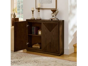 Buffet 2 porte(s) MODFU - 99 cm coloris marron