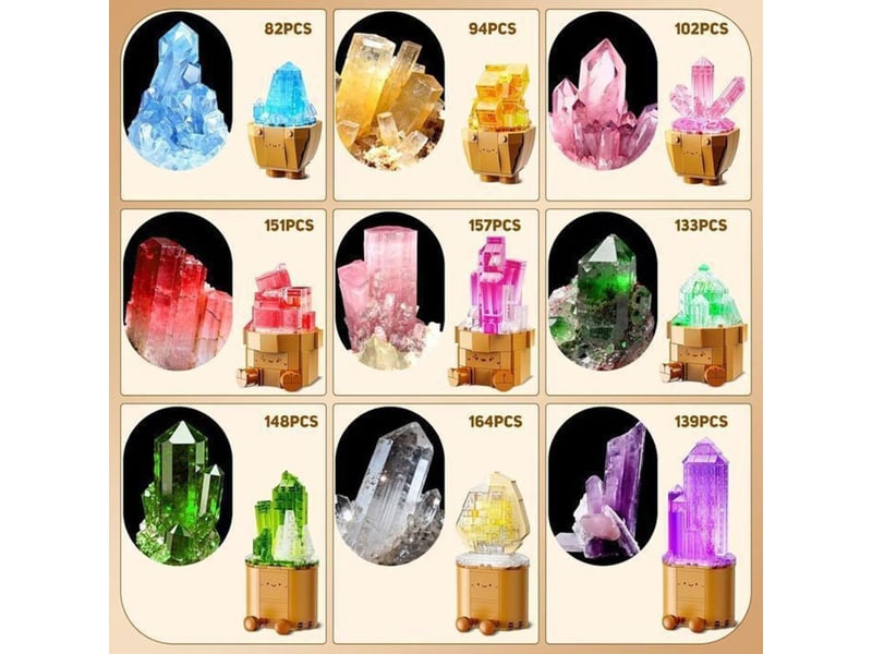  Kit construction led cubimana botanique crystal garden 1170 pieces 151498_AABPQ22811_6_DROPFR - Conforama C