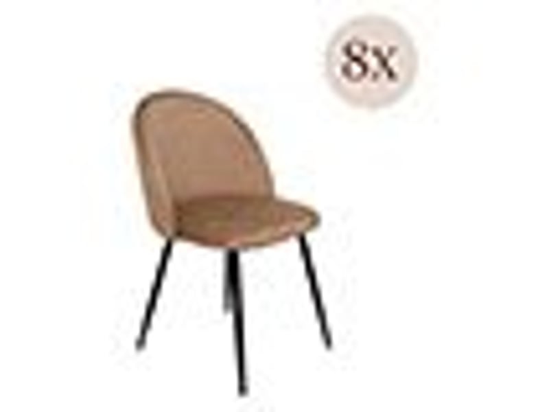  Chaise achito, 8 chaises, beige Achitop - Conforama A
