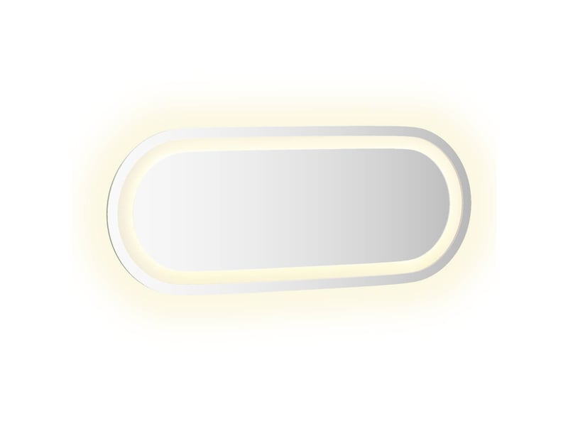  Miroir de salle de bain, miroir de toilette led transparent 50 x 20 cm verre trempé cf62579  - Conforama C
