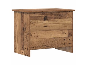 Coffre de rangement avec stockage bois ancien 60x40x50 cm