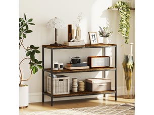 Console 0 tiroir(s)  coloris marron <strong>PANGIVO</strong> <strong></strong> - longueur 101 cm - 101 cm