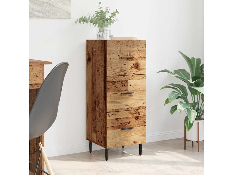  Buffet - bahut - meuble de rangement bois ancien 34 x 34,5 x 90 cm bois d'ingénierie  - Conforama B