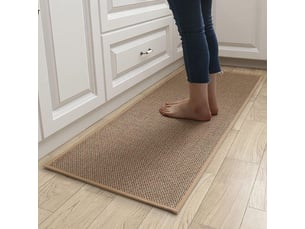 Tapis cuisine, tapis de cuisine devant evier lavable antidét en caoutchouc et lavable, jute tapis cuisine devant evier tapis cuisine lin tapis cuis