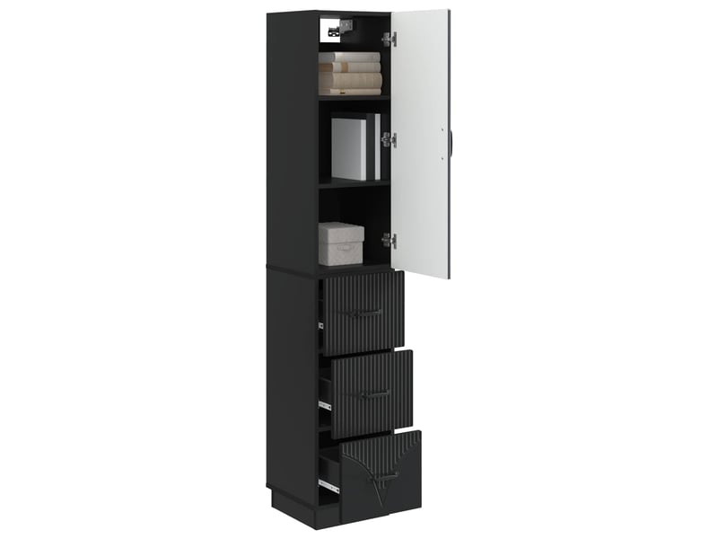 Ensemble de meubles 2 pcs, rangement de salon 33 x 34,5 x 87 cm bois d'ingénierie shl6128  - Conforama C