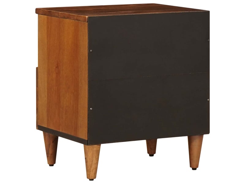  Table de chevet - cabinet de chevet - table de nuit 2 pc marron 40 x 33 x 46 cm  - Conforama D