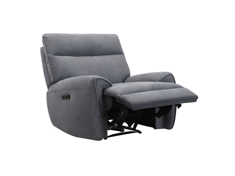  Fauteuil relax motorisé en tissu microfibre gris anthracite – connor  - Conforama A