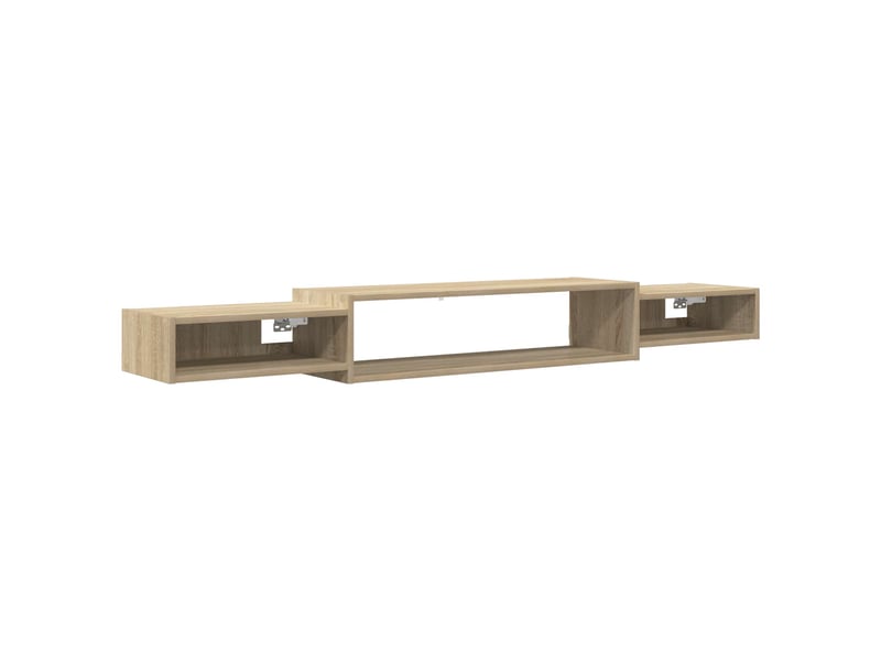  Meuble tv - banc tv - meuble de rangement mural montage mural chêne sonoma 180 x 28 x 21 cm  - Conforama A