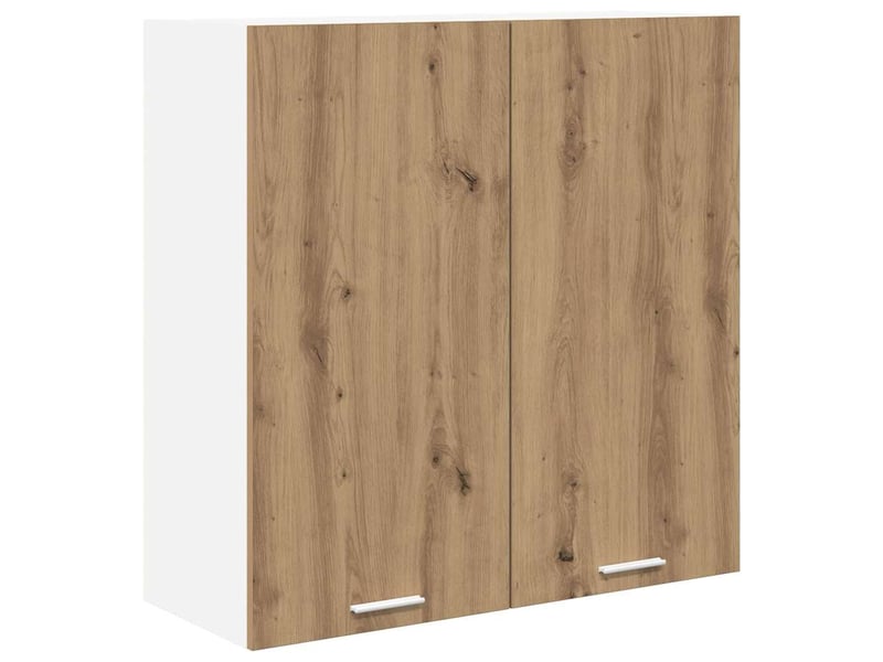 Meuble de rangement cuisine, armoire suspendue chêne artisanal 80x31x80cm shl8821  - Conforama A