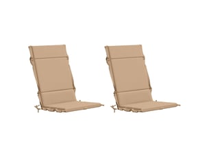 Lot de 2 coussins de chaise à dossier haut gemert cf59264