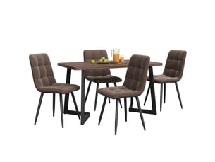 Ensemble table rectangulaire  4 chaise(s)  <strong>STILVORA</strong> <strong></strong> 