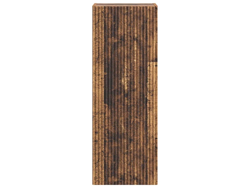  Armoire murale salon 33x34,5x90cm bois d'ingénierie bois ancien shl4464  - Conforama D