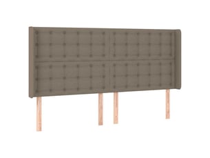 Tete de lit A poser largeur 203 cm   taupe