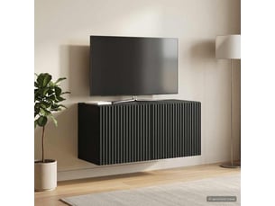 Meuble tv coloris noir 59.5 cm <strong></strong>  <strong></strong>