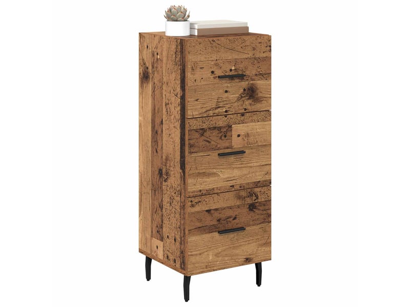  Buffet - bahut - meuble de rangement bois ancien 34 x 34,5 x 90 cm bois d'ingénierie  - Conforama C