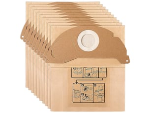 15 sacs pour aspirateur karcher wd2 mv2 6.904-322.0 wd 2.200 wd2250 a2004 a2054 a2099
