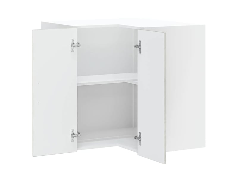  Meuble de rangement, armoire murale d'angle de cuisine kalmar gris béton  - Conforama E