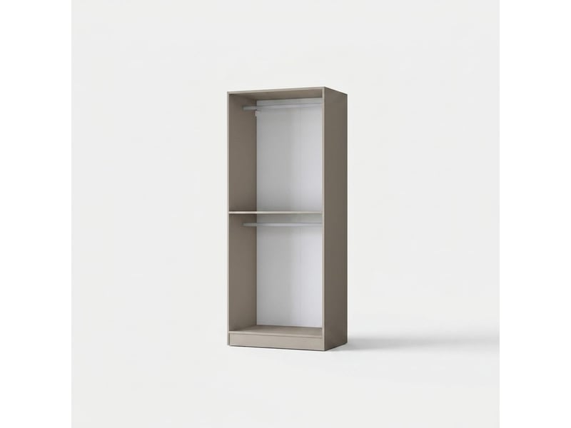  Armoire penderie 2 portes avec barre de penderie raw  - Conforama C