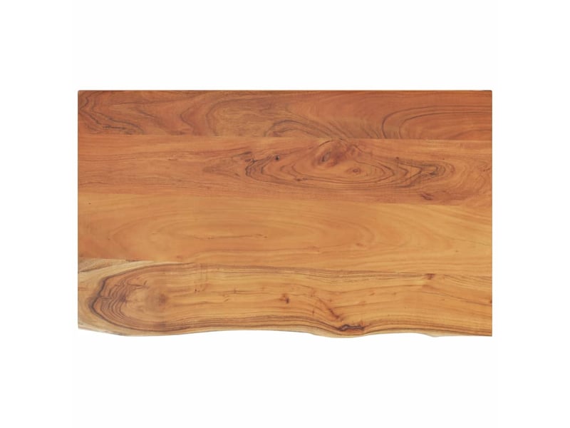 Comptoir de salle de bain, plan de travail 110x60x3,8 cm rectangulaire acacia cf65721 - Conforama A
