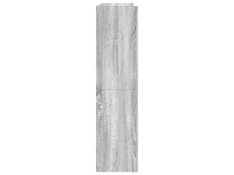  Meuble à chaussures, étagère à chaussures sonoma gris 80x25x100 cm bois d'ingénierie  - Conforama E