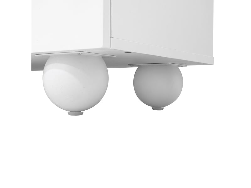  Meuble tv bas moderne 180,5 x 38 x 50 cm - design contemporain, panneaux et support intégrés  - Conforama E