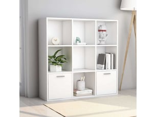 Bibliotheque coloris  blanc  <strong></strong> <strong></strong> - 98 cm x 98 cm