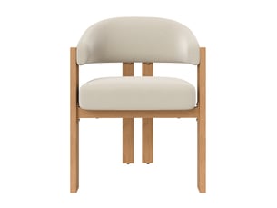 Lot de 2 chaises de salle à manger 49x47x78cm, beige et naturel, métal, effet bois, mobilier de cuisine, rembourrage épais