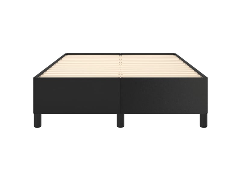 Lit double- lit adulte -  cadre de lit sans matelas noir 120x190 cm similicuir  - Conforama D