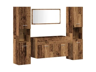 Ensemble de meubles salle de bain 4 pcs bois d'ingénierie cf63967
