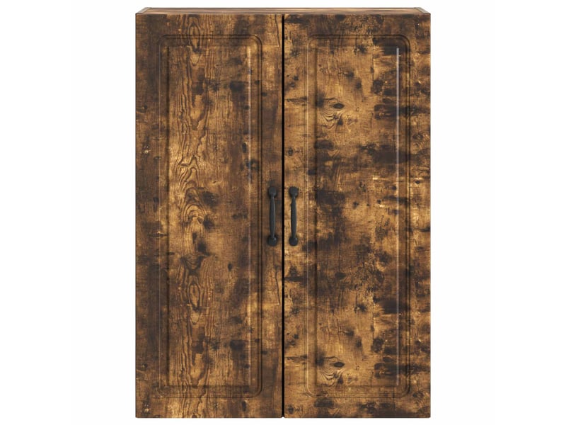 Armoire murale salon 66x34,5x90cm bois d'ingénierie chêne fumé shl5714 - Conforama D
